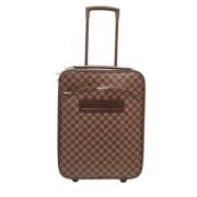 Louis Vuitton Vintage Pre-owned Laeder resvskor Brown, Dam