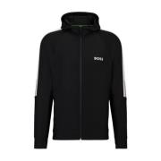 Boss Stilfull Fleece Tröja Black, Herr