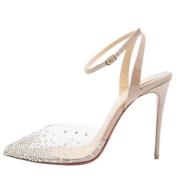 Christian Louboutin Pre-owned Pre-owned Laeder klackskor Beige, Dam