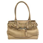 Coach Pre-owned Pre-owned Laeder totevskor Beige, Dam