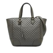 Gucci Vintage Pre-owned Laeder gucci-vskor Gray, Dam