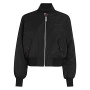 Tommy Hilfiger Klassisk Bomberjacka Black, Dam