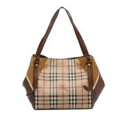 Burberry Vintage Pre-owned Laeder totevskor Brown, Dam