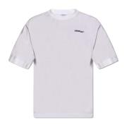 Off White T-shirt med logotyp White, Herr