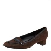 Salvatore Ferragamo Pre-owned Pre-owned Mocka klackskor Brown, Dam