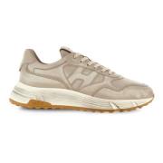 Hogan Hyperlight Sneakers med Vintage Läder Beige, Herr