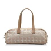 Chanel Vintage Pre-owned Laeder axelremsvskor Beige, Dam