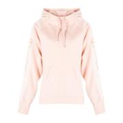 Champion Klassisk Design Hoodie Pink, Dam