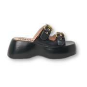 Moschino Låga Skor Sandaler Black, Dam