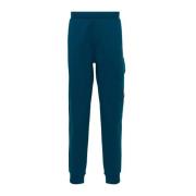 C.p. Company Diagonal upphöjd fleece cargo sweatpants Blue, Herr