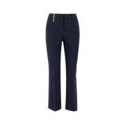 Peserico Wide Trousers Blue, Dam