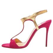 Christian Louboutin Pre-owned Pre-owned Laeder sandaler Pink, Dam