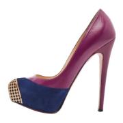 Christian Louboutin Pre-owned Pre-owned Laeder klackskor Purple, Dam