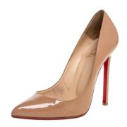 Christian Louboutin Pre-owned Pre-owned Laeder klackskor Beige, Dam