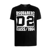 Dsquared2 T-shirt med logotryck Black, Herr