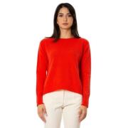 Vanisé Cashmere Tröja - Melograno Färg Red, Dam