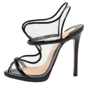 Christian Louboutin Pre-owned Pre-owned Laeder sandaler Black, Dam