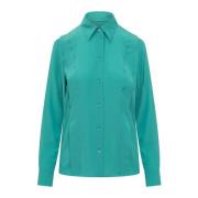 Rochas Klassisk Skjorta LS Green, Dam