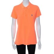 Ralph Lauren Pre-owned Pre-owned Bomull toppar Orange, Dam