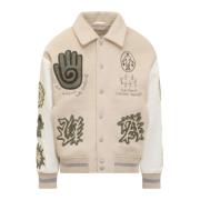 Untitled Artworks Bomber Jackets Beige, Herr