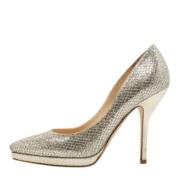 Jimmy Choo Pre-owned Pre-owned Laeder klackskor Gray, Dam