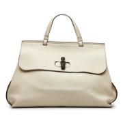 Gucci Vintage Pre-owned Laeder handvskor White, Dam