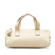 Burberry Vintage Pre-owned Laeder handvskor White, Dam