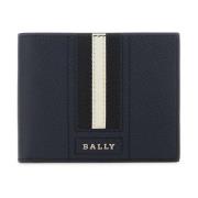 Bally Marinblå läderplånbok Blue, Herr