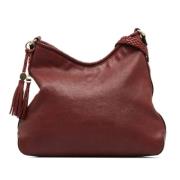 Gucci Vintage Pre-owned Laeder axelremsvskor Red, Dam