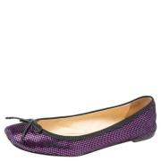 Christian Louboutin Pre-owned Pre-owned Mocka lgskor Purple, Dam