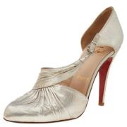 Christian Louboutin Pre-owned Pre-owned Tyg klackskor Yellow, Dam