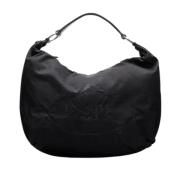 Prada Vintage Pre-owned Nylon handvskor Black, Dam