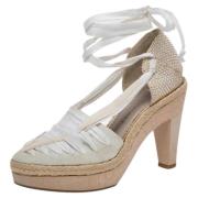 Stella McCartney Pre-owned Pre-owned Canvas klackskor White, Dam