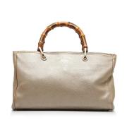 Gucci Vintage Pre-owned Laeder handvskor Beige, Dam