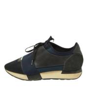 Balenciaga Vintage Pre-owned Laeder sneakers Blue, Dam