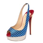 Christian Louboutin Pre-owned Pre-owned Tyg klackskor Multicolor, Dam