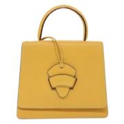 Loewe Pre-owned Pre-owned Läder handvskor Yellow, Dam