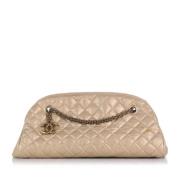 Chanel Vintage Pre-owned Canvas handvskor Yellow, Dam