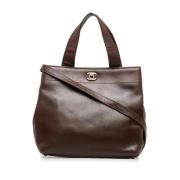 Chanel Vintage Pre-owned Laeder chanel-vskor Brown, Dam