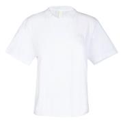 MVP wardrobe Bomull Crew Neck T-shirt med Brodyr White, Dam