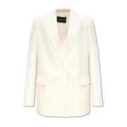 Fabiana Filippi Dubbelknäppt blazer Beige, Dam