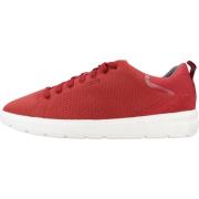 Geox Modernt Stiliga Sneakers Red, Herr