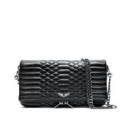 Zadig & Voltaire Rock Matelasse Clutch Black, Dam