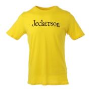 Jeckerson Gul Print T-shirt Yellow, Herr