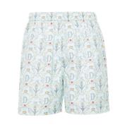 Drole de Monsieur Strandshorts med dekorationer Blue, Herr