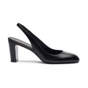 Stuart Weitzman Strömlinjeformad Slingback Pump med Mandelformad Tå Bl...