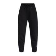 Adidas by Stella McCartney Sweatpants med logotyp Black, Dam