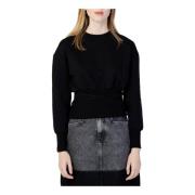 Calvin Klein Jeans Klassisk Svart Sweatshirt med Långa ärmar Black, Da...