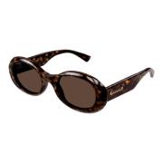 Gucci Brun/Havana solglasögon, mångsidiga och stiliga Brown, Dam