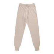 Munthe Mjuka Stickade Sweatpants Beige, Dam